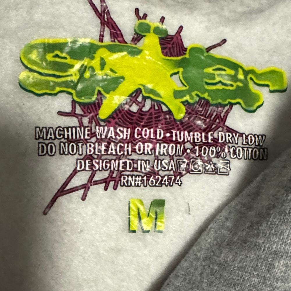 Gray Hoodie with White Star Design - Picture 5 of 9